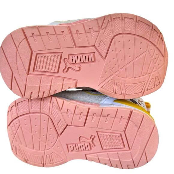 PUMA x PEANUTS Little Girls Toddler Kids Mirage Mox Pink Sneakers Shoes. US 4 C. - Picture 7 of 10